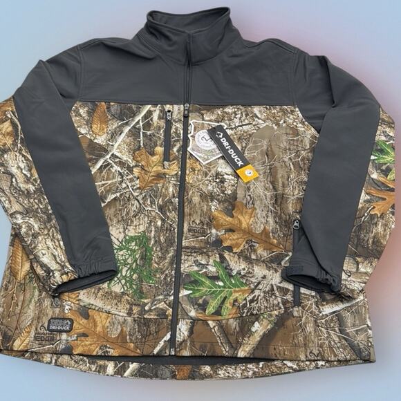 DRI DUK Men’s XL Softshell REALTREE EDGE CAMO Jacket